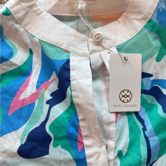 Mary Square Women's Camille Dress Abstract tunic dress size Extra Large XL NWT - Picture 3 of 8